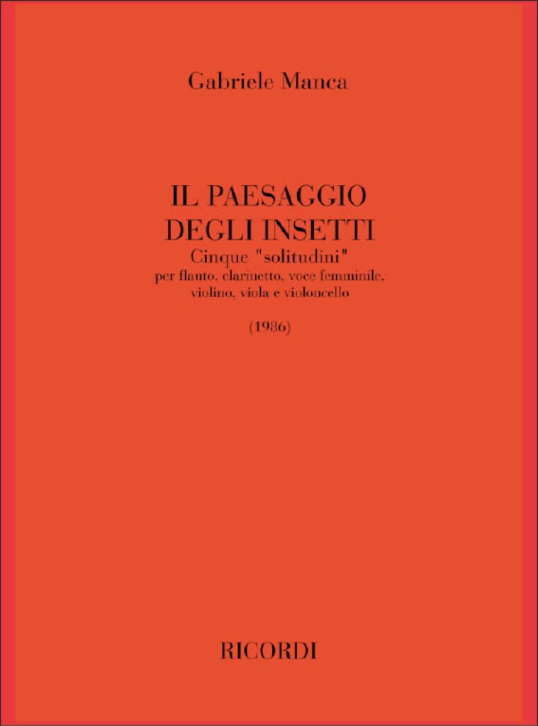 Il Paesaggio Degli Insetti